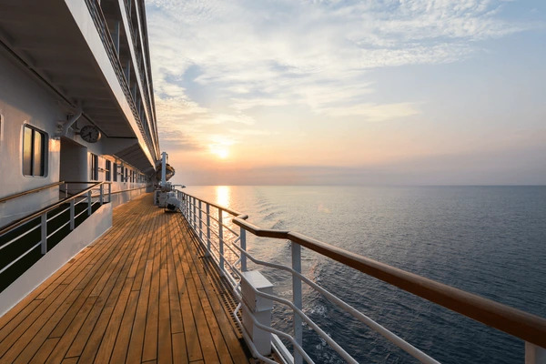 deck on a cruise ship