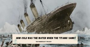 how cold was the water when the titanic sank